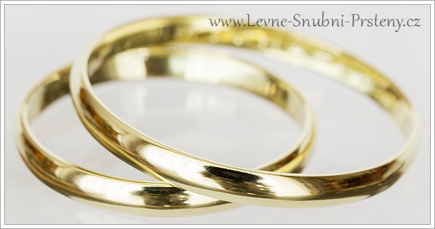 Snubní prsteny LSP 1001 žluté zlato