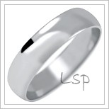 Snubní prsteny LSP 1003b bílé zlato