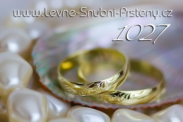 Snubní prsteny 1027