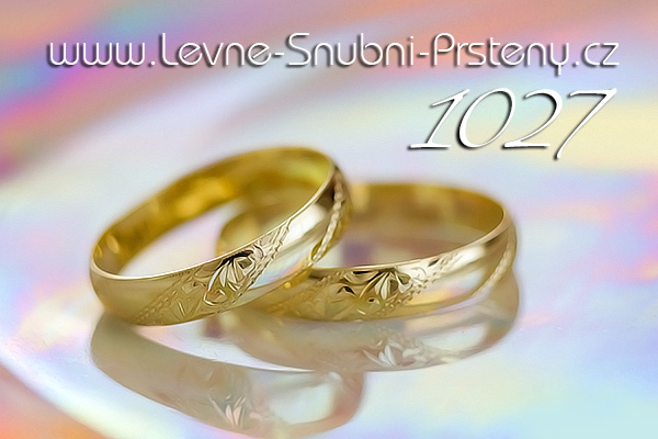 Snubní prsteny 1027