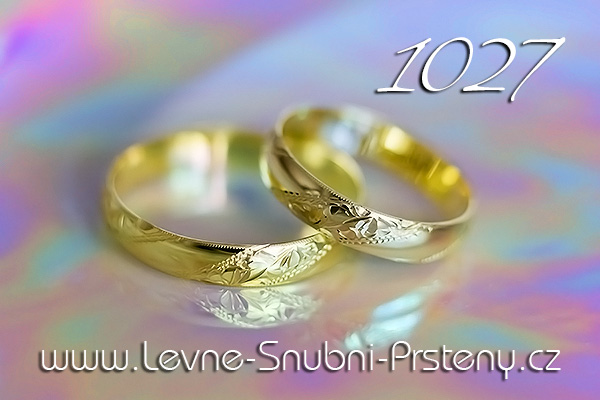 Snubní prsteny 1027