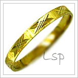 Snubní prsteny LSP 1035 žluté zlato