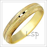 Snubní prsteny LSP 1036 žluté zlato