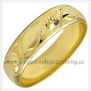Snubní prsteny LSP 1037 žluté zlato