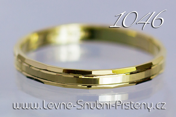 Snubní prsteny LSP 1046 žluté zlato