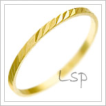 Snubní prsteny LSP 1047 žluté zlato
