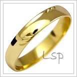 Snubní prsteny LSP 1050 žluté zlato