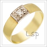 Snubní prsteny LSP 1056 žluté zlato