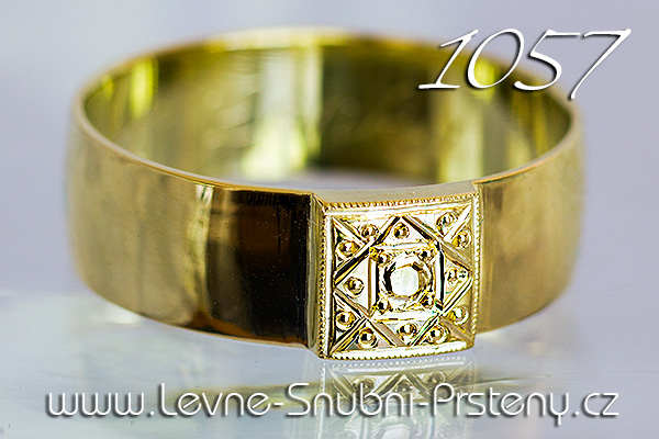 Snubní prsteny LSP 1057 žluté zlato