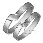 Zlaté snubní prsteny LSP 1059