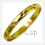 Snubní prsteny LSP 1061 žluté zlato