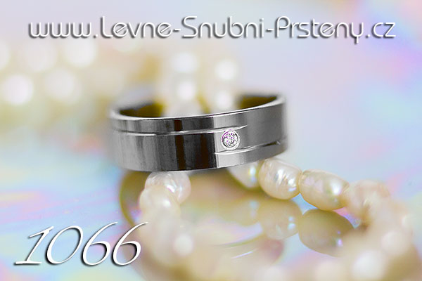 Snubní prsteny LSP 1066bz bílé zlato