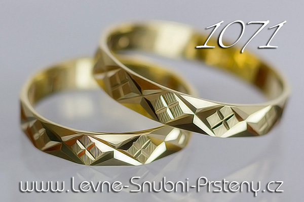 Snubní prsteny LSP 1071 žluté zlato