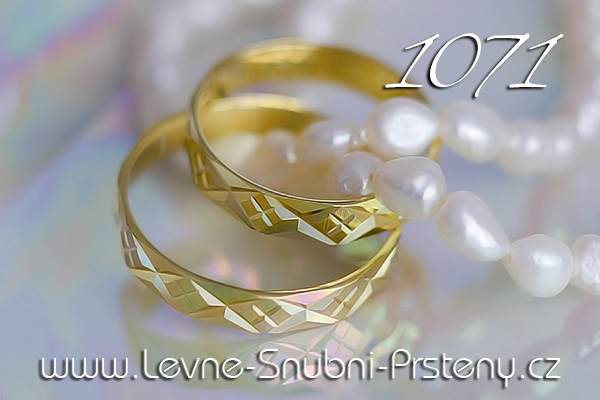 Snubní prsteny LSP 1071 žluté zlato
