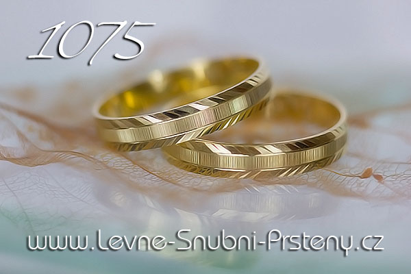 Snubní prsteny 1075