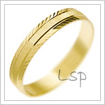 Snubní prsteny LSP 1075 žluté zlato