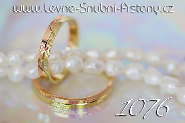 Snubní prsteny 1076