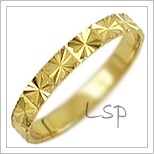 Snubní prsteny LSP 1077 žluté zlato