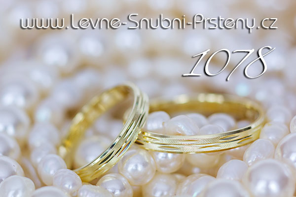 Snubní prsteny 1078