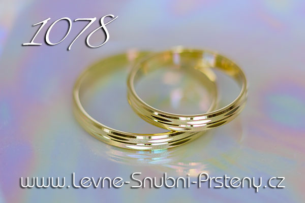 Snubní prsteny 1078