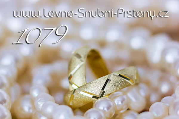 Snubní prsteny LSP 1079 žluté zlato