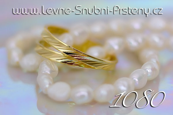 Snubní prsteny LSP 1080 žluté zlato