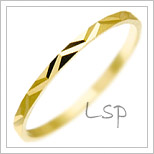 Snubní prsteny LSP 1088 žluté zlato
