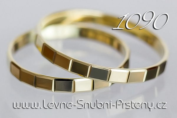 Snubní prsteny LSP 1090 žluté zlato