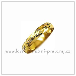 Snubní prsteny LSP 1093 žluté zlato