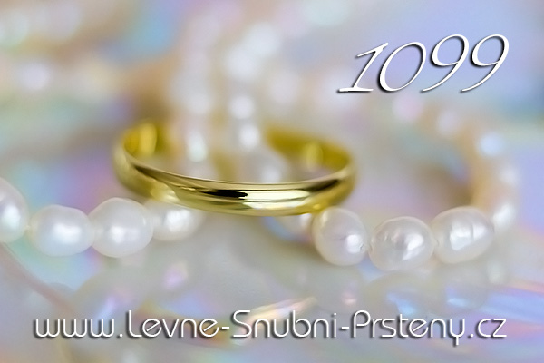 Snubní prsteny LSP 1099 žluté zlato