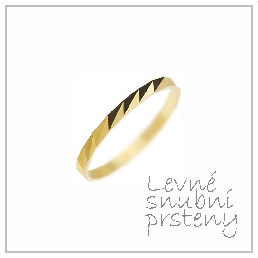Snubní prsteny LSP 1114 žluté zlato