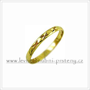 Snubní prsteny LSP 1116 žluté zlato