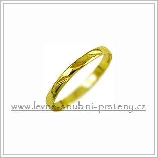 Snubní prsteny LSP 1117 žluté zlato