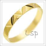 Snubní prsteny LSP 1118 žluté zlato