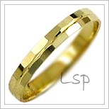 Snubní prsteny LSP 1123 žluté zlato