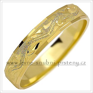 Snubní prsteny LSP 1142 žluté zlato
