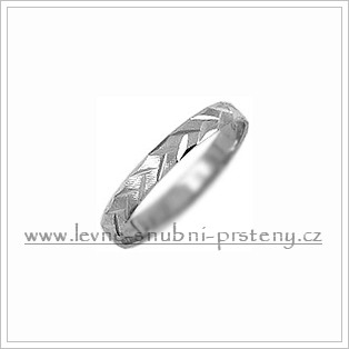 Snubní prsteny LSP 1144b bílé zlato