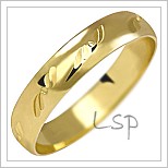 Snubní prsteny LSP 1147 žluté zlato