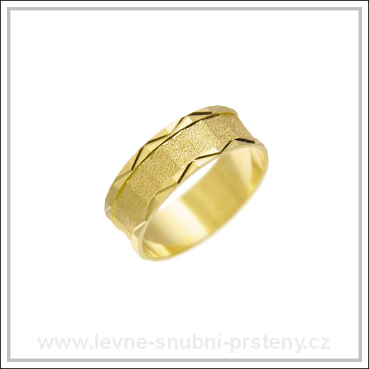 Snubní prsteny LSP 1148 žluté zlato