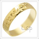 Snubní prsteny LSP 1151 žluté zlato