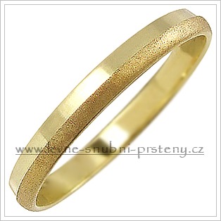 Snubní prsteny LSP 1153 žluté zlato
