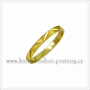 Snubní prsteny LSP 1158 žluté zlato