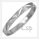 Snubní prsteny LSP 1158b bílé zlato