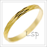 Snubní prsteny LSP 1161 žluté zlato