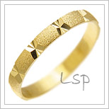 Snubní prsteny LSP 1168 žluté zlato