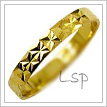 Snubní prsteny LSP 1171 žluté zlato