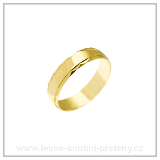 Snubní prsteny LSP 1174 žluté zlato