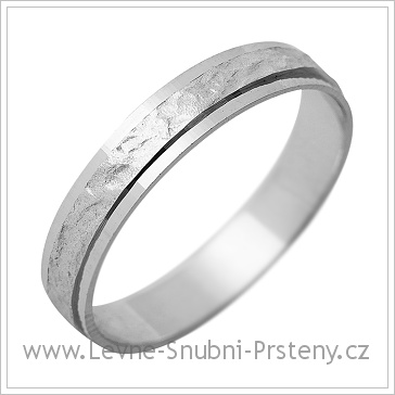 Snubní prsteny LSP 1188 bílé zlato
