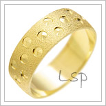 Snubní prsteny LSP 1192 žluté zlato