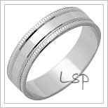 Snubní prsteny LSP 1205 bílé zlato